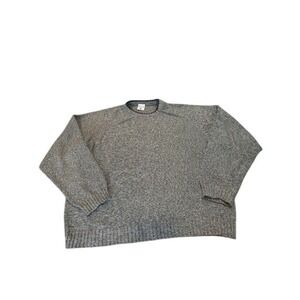 Columbia Sportswear Mens Crew Neck Knit Sweater Grey Marled Size Large